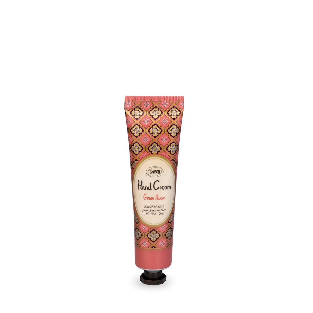 Hand Cream Tube Green Rose
