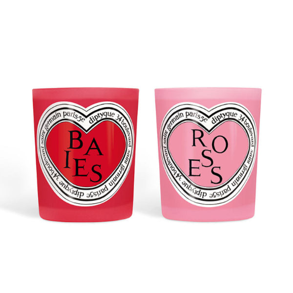 Coffret San Valentino Candela Baies & Rose