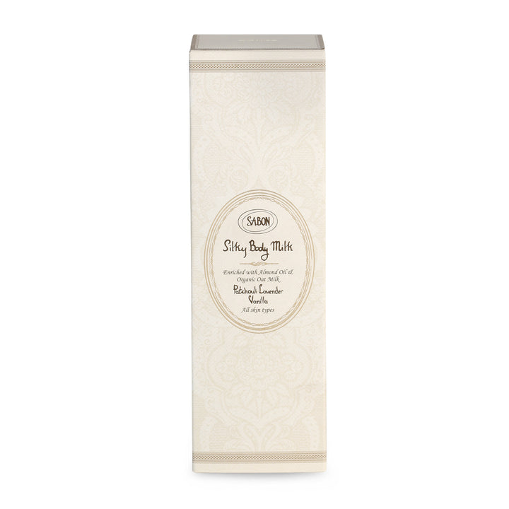 Silky Body Milk Tube Patchouli Lavender Vanilla