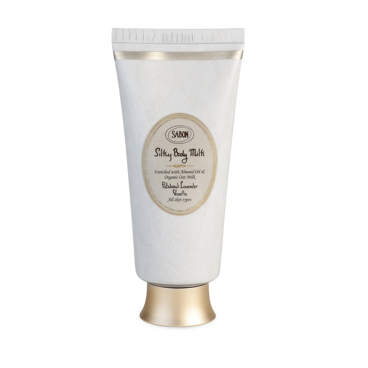 Silky Body Milk Tube Patchouli Lavender Vanilla