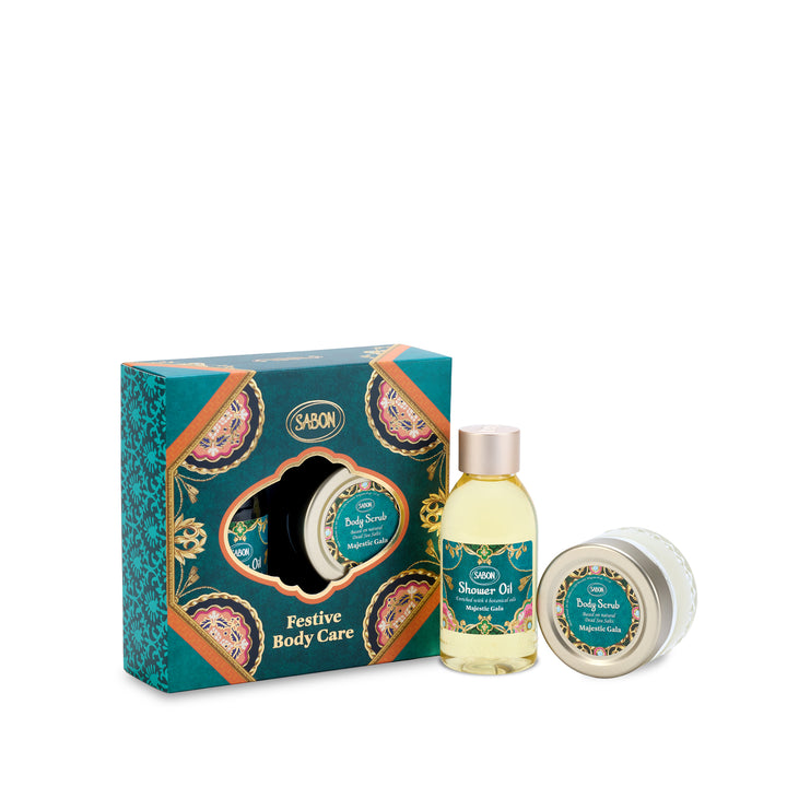 Majestic Gala Kit - Shower Oil + Body Scrub