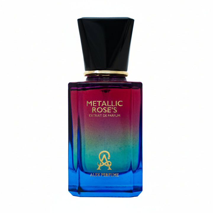 Alex Perfume Metallic Rose's Eau De Parfum Bottle
