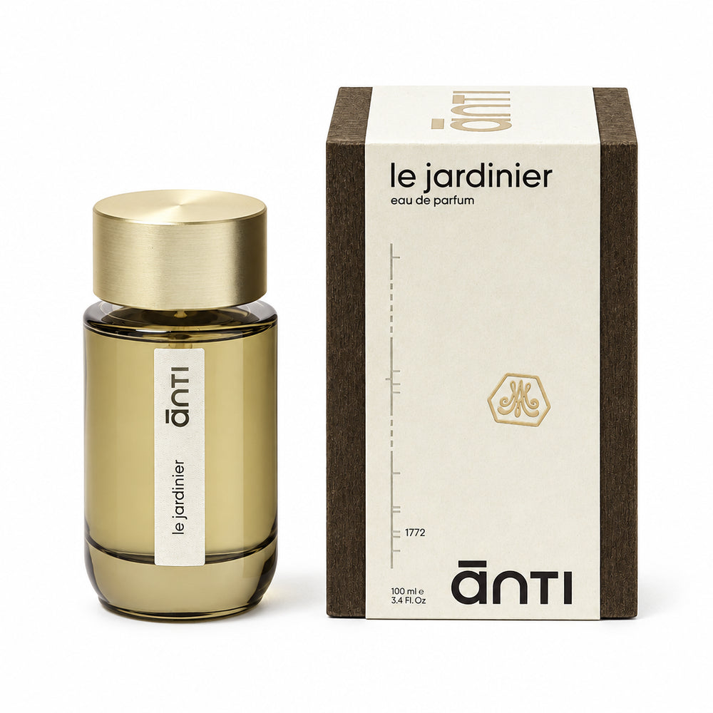 Anti Le Jardinier Eau de Parfum Bottle & Box