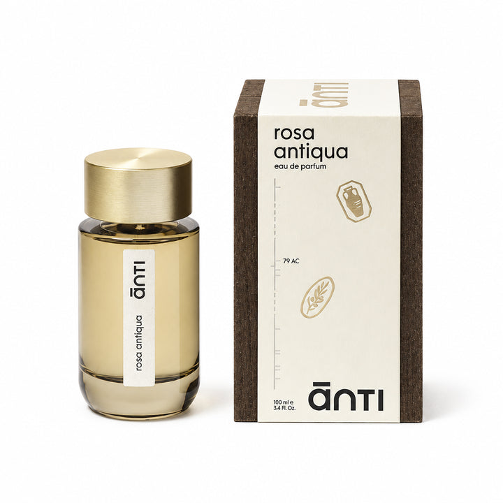 Anti Rosa Antiqua Eau De Parfum Bottle & Box