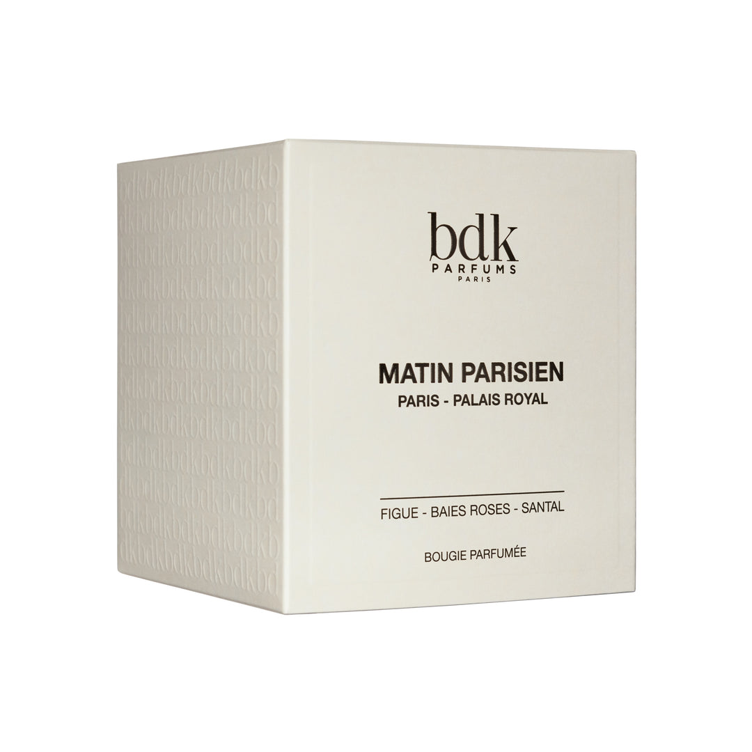 BDK Matin Parisien Scented Candle Box Angle