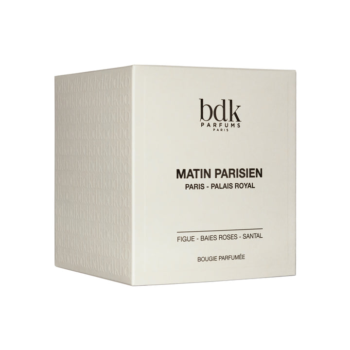 BDK Matin Parisien Scented Candle Box Angle