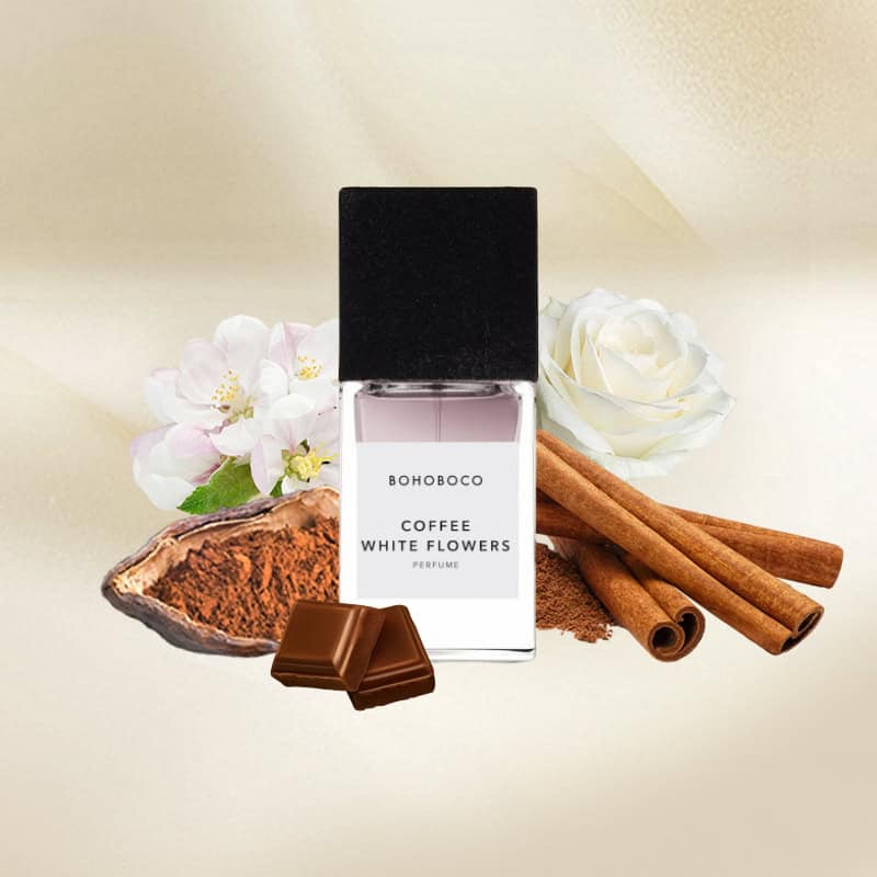 Bohoboco Coffee White Flowers Perfume Visual