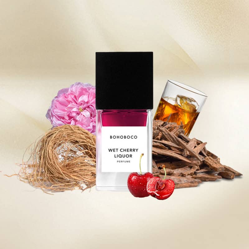 Bohoboco Wet Cherry Liquor Perfume Visual