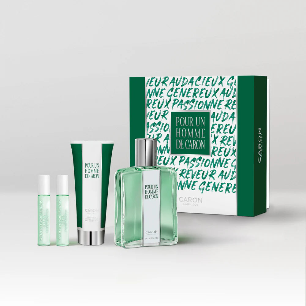 Coffret Pour un Homme EDT + Gel Doccia + Sample