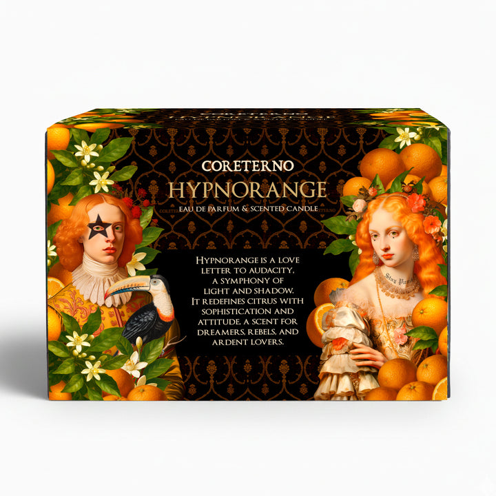 Core Eterno Hypnorange - Combo Profumo & Candela Box Fronte