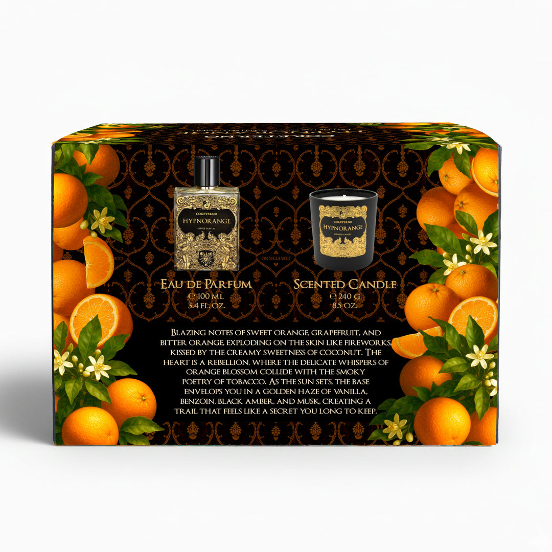 Core Eterno Hypnorange - Combo Profumo & Candela Box Retro