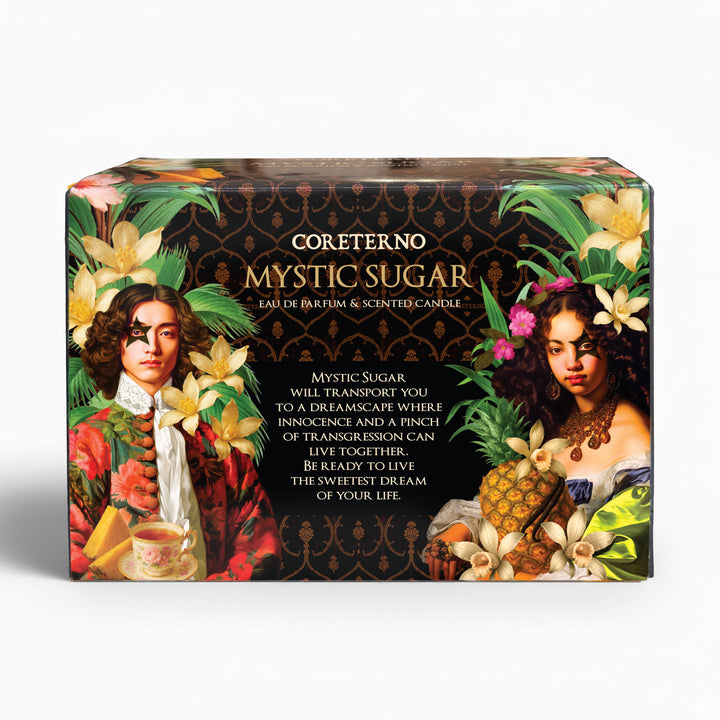 Core Eterno Mystic Sugar - Combo Profumo & Candela Box Fronte