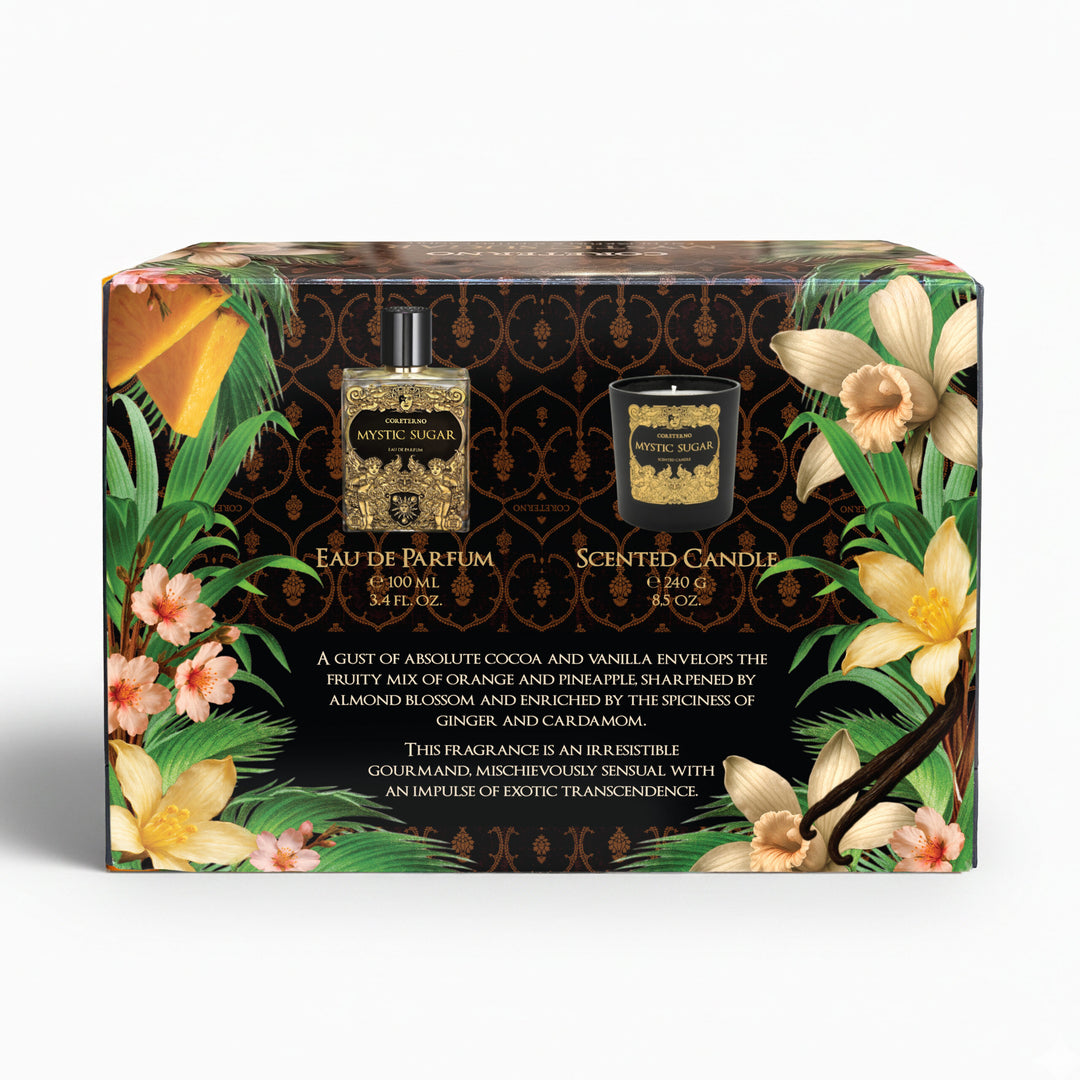 Core Eterno Mystic Sugar - Combo Profumo & Candela Box Retro