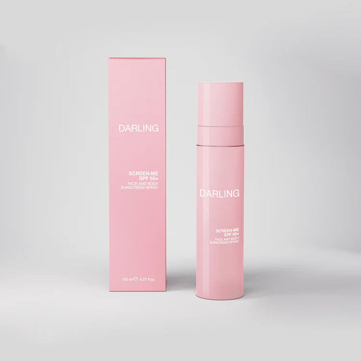 DARLING Screen Me SPF50+ Face and Body Sunscreen Spray Box