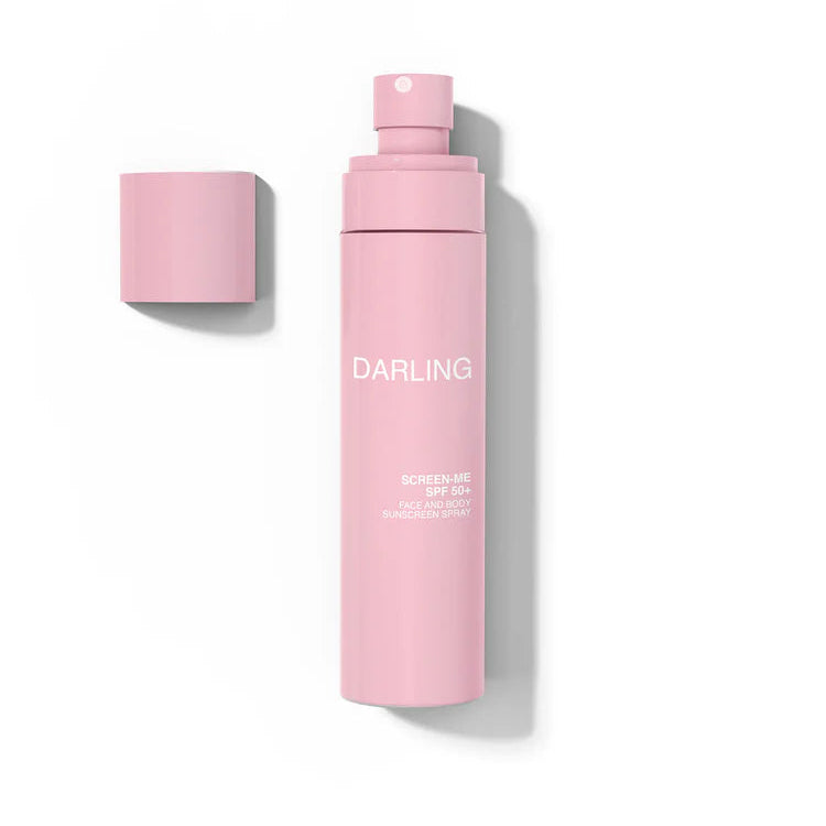 DARLING Screen Me SPF50+ Face and Body Sunscreen Spray Open