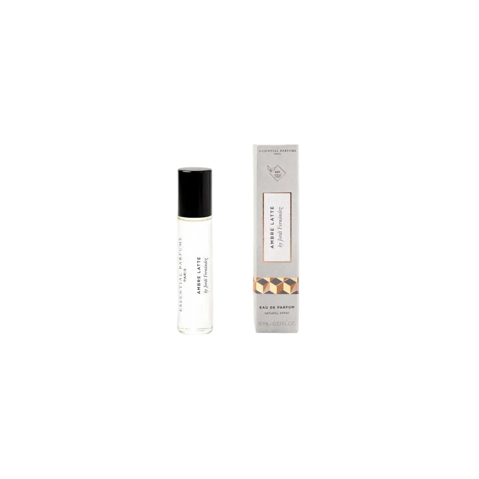 Essential Parfums Ambre Latte Eau de Parfum 10 ml Vial e Box