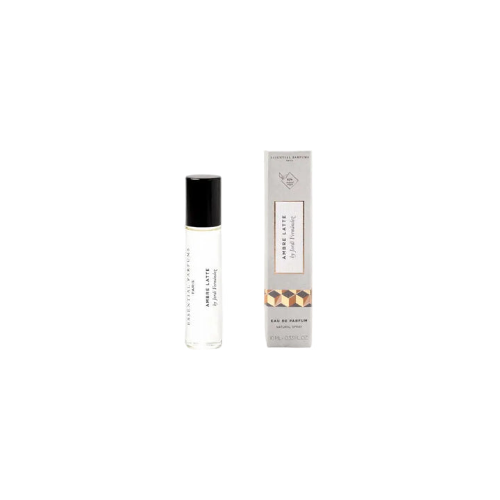 Essential Parfums Ambre Latte Eau de Parfum 10 ml Vial e Box