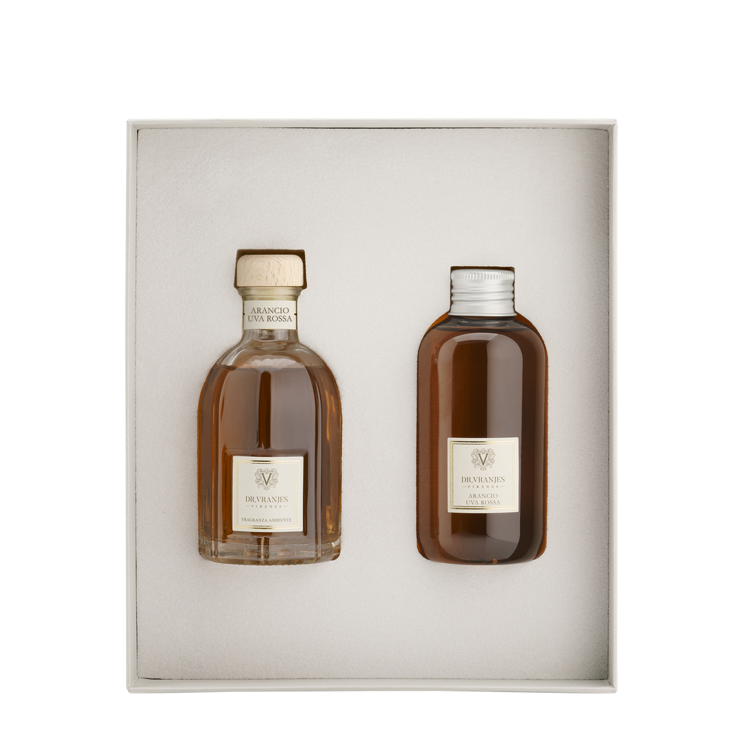 Diffusore Arancio Uva Rossa 100 ml con Ricarica 150 ml