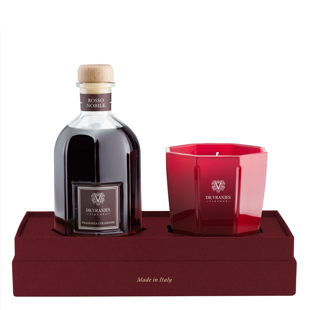 Diffusore Rosso Nobile 250 ml e Candela S