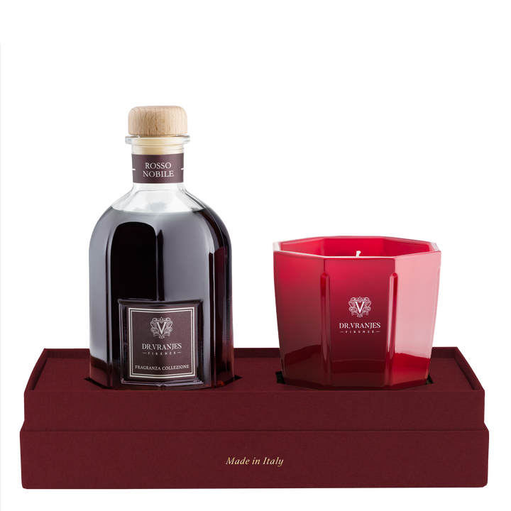 Diffusore Rosso Nobile 250 ml e Candela S