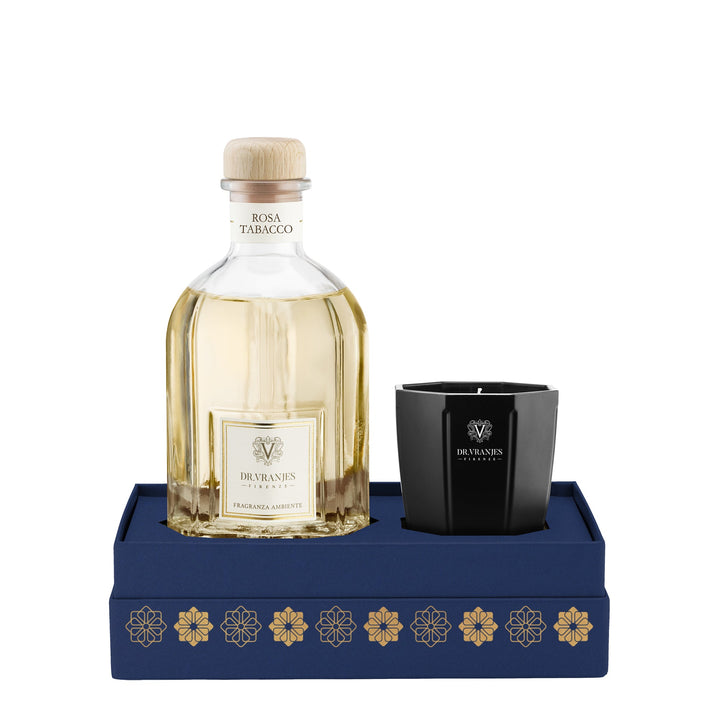 Diffusore Rosa Tabacco 250 ml e Candela XS