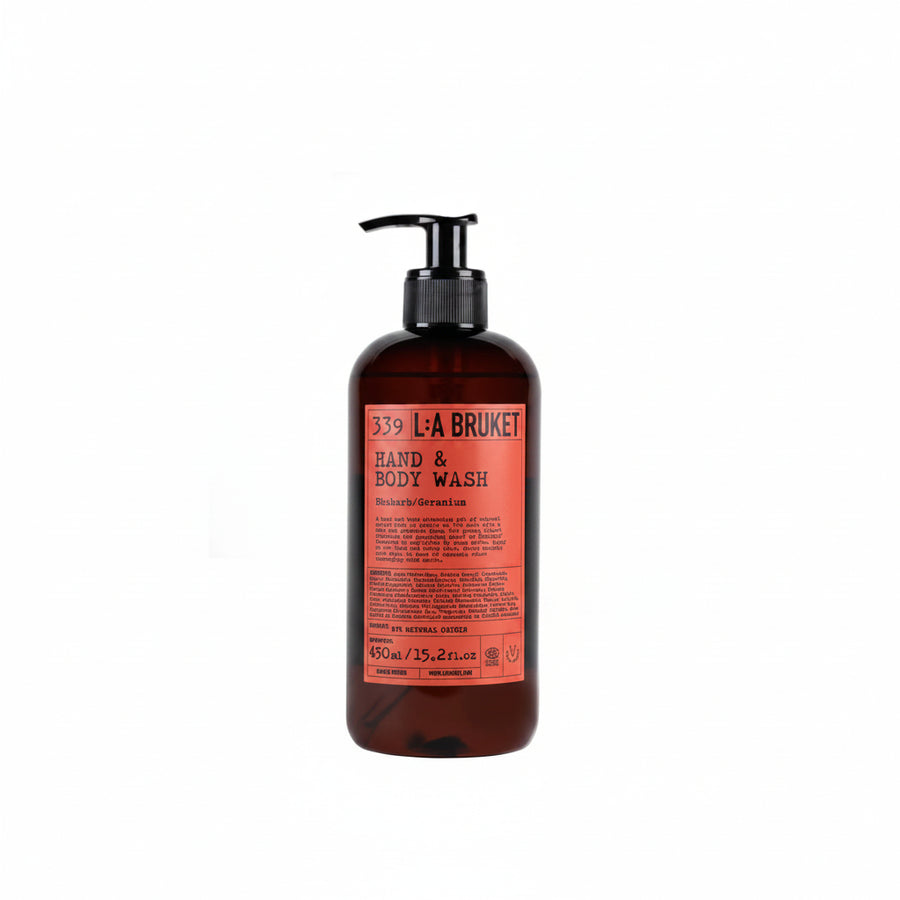 LA BRUKET 339 Hand & Body Wash - Rhubarb Geranium