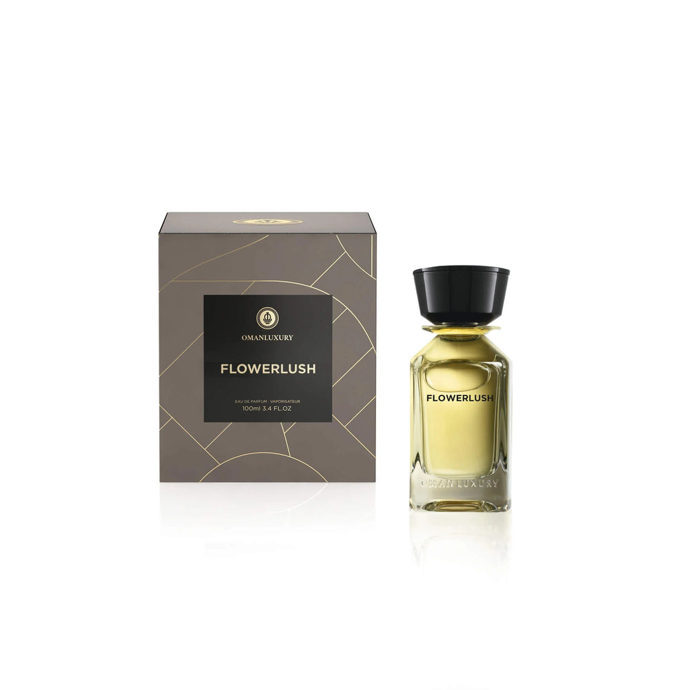 Oman Luxury Flowerlush Eau de Parfum Bottle & Box