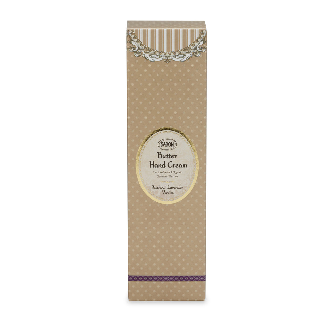 Sabon Butter Hand Cream Patchouli Lavender Vanilla 75 ml Box