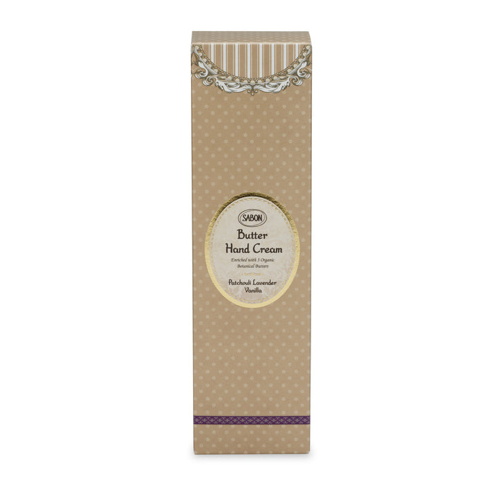 Sabon Butter Hand Cream Patchouli Lavender Vanilla 75 ml Box