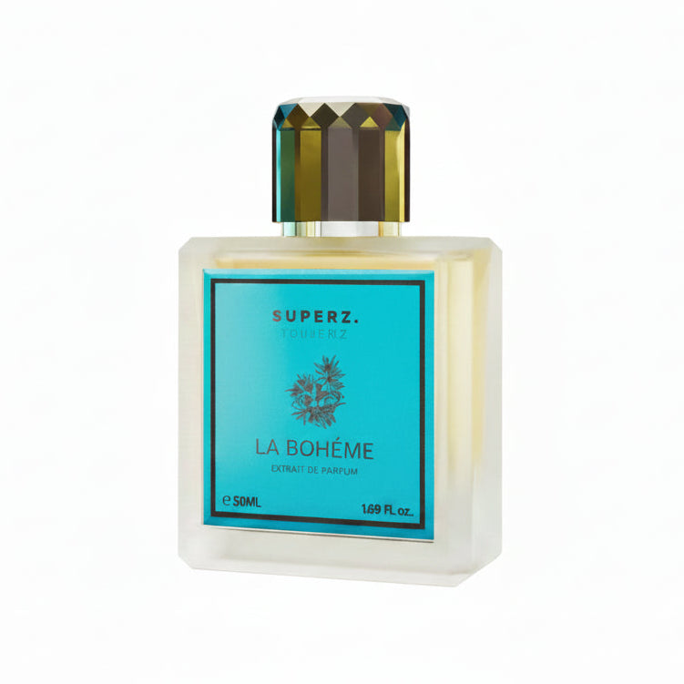 Superz. La Bohéme Extrait Bottle