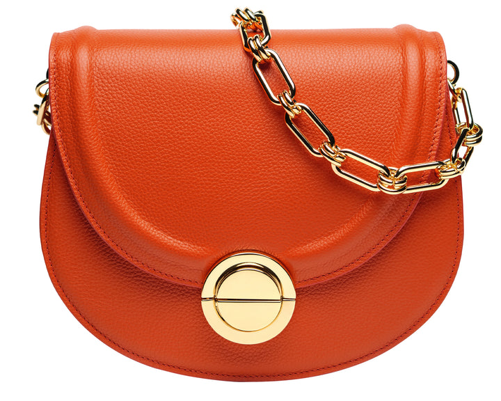 Borsa in Pelle Terracotta