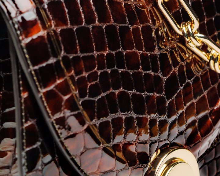 Borsa in Pelle Coccodrillo