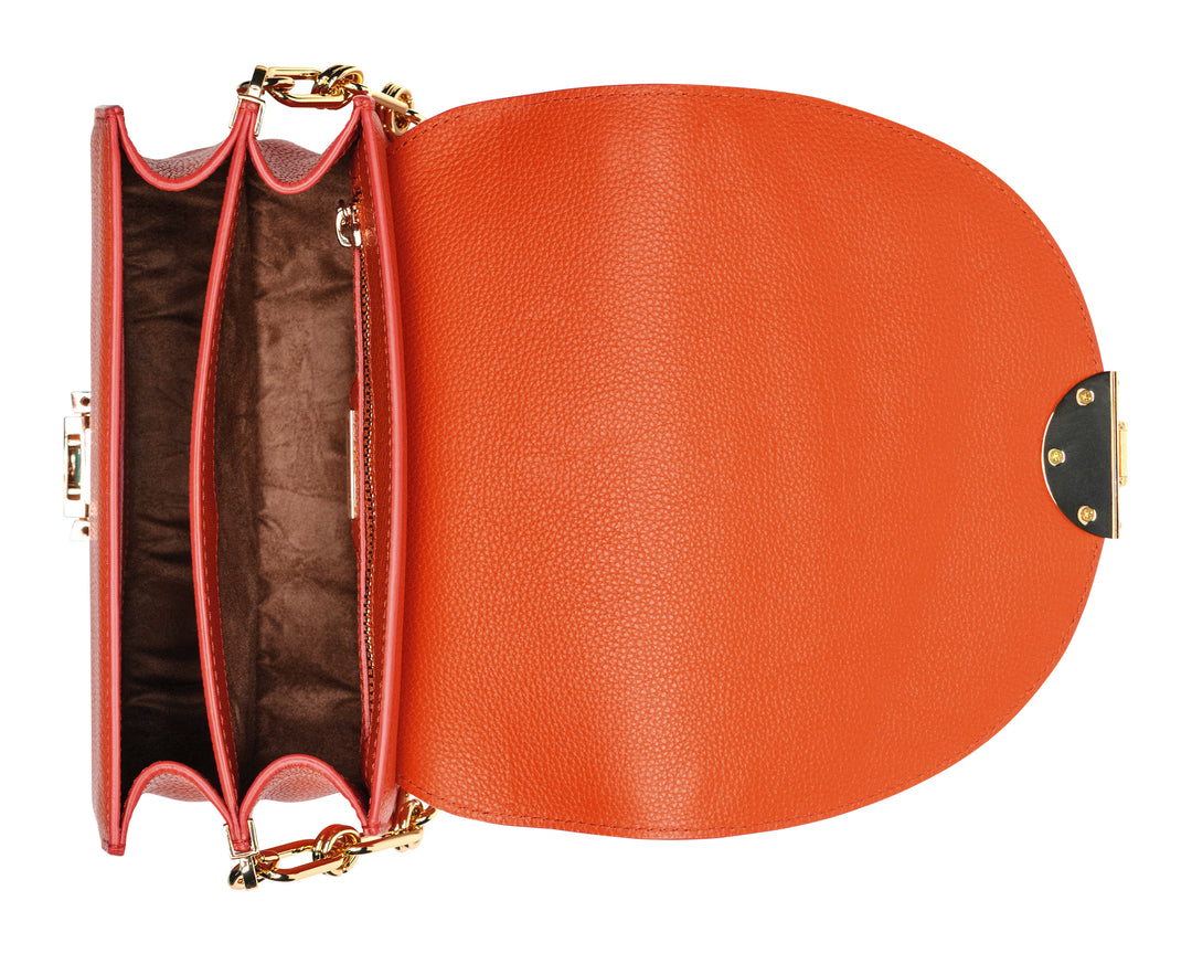 Borsa in Pelle Terracotta