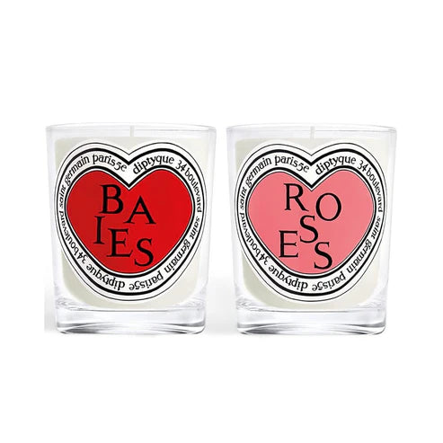 Coffret San Valentino Candela Baies & Rose