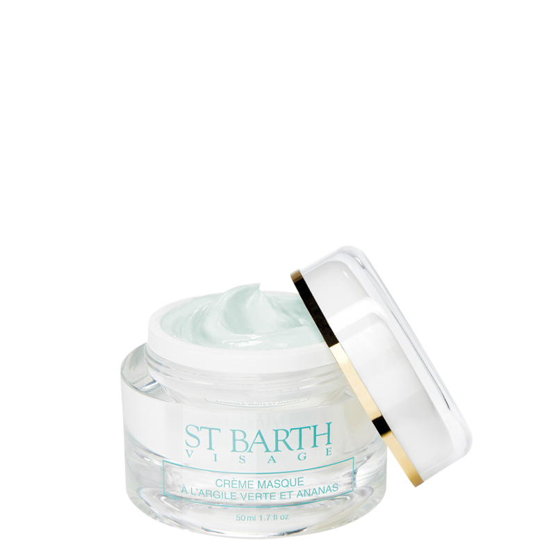 Maschera in Crema all'Argilla Verde & Ananas
