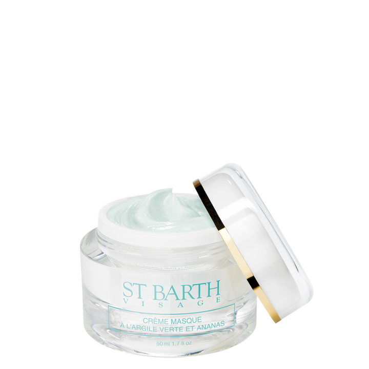 Maschera in Crema all'Argilla Verde & Ananas