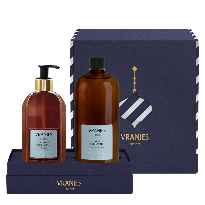 Gift Box Hand Soap e Ricarica Cipresso e Rosmarino